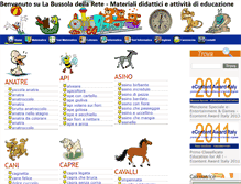 Tablet Screenshot of labussoladellarete.it